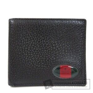 Gucci Sherry Line Logo Bifold Wallet Leather